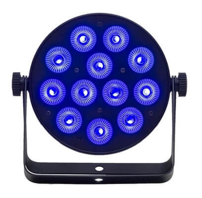 PAR12X12L - 12x 12W LED RGBWAU Parcan with IR Remote - Image 11