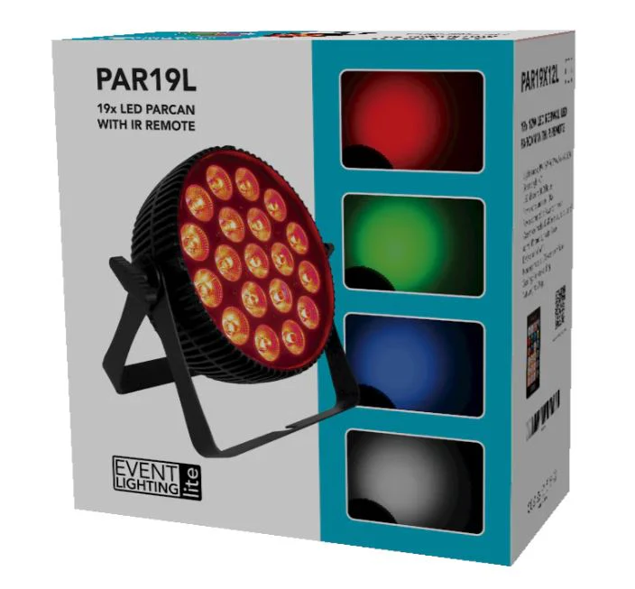 Event Lighting PAR19X12L - Indoor Lite Par with 19 x 12W RGBWAU LEDs - Image 7