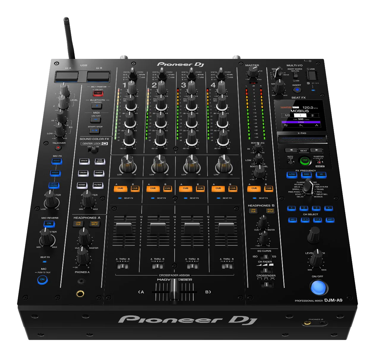 Pioneer DJ DJM-A9 Professional 4 Channel Club Mixer - Image 3