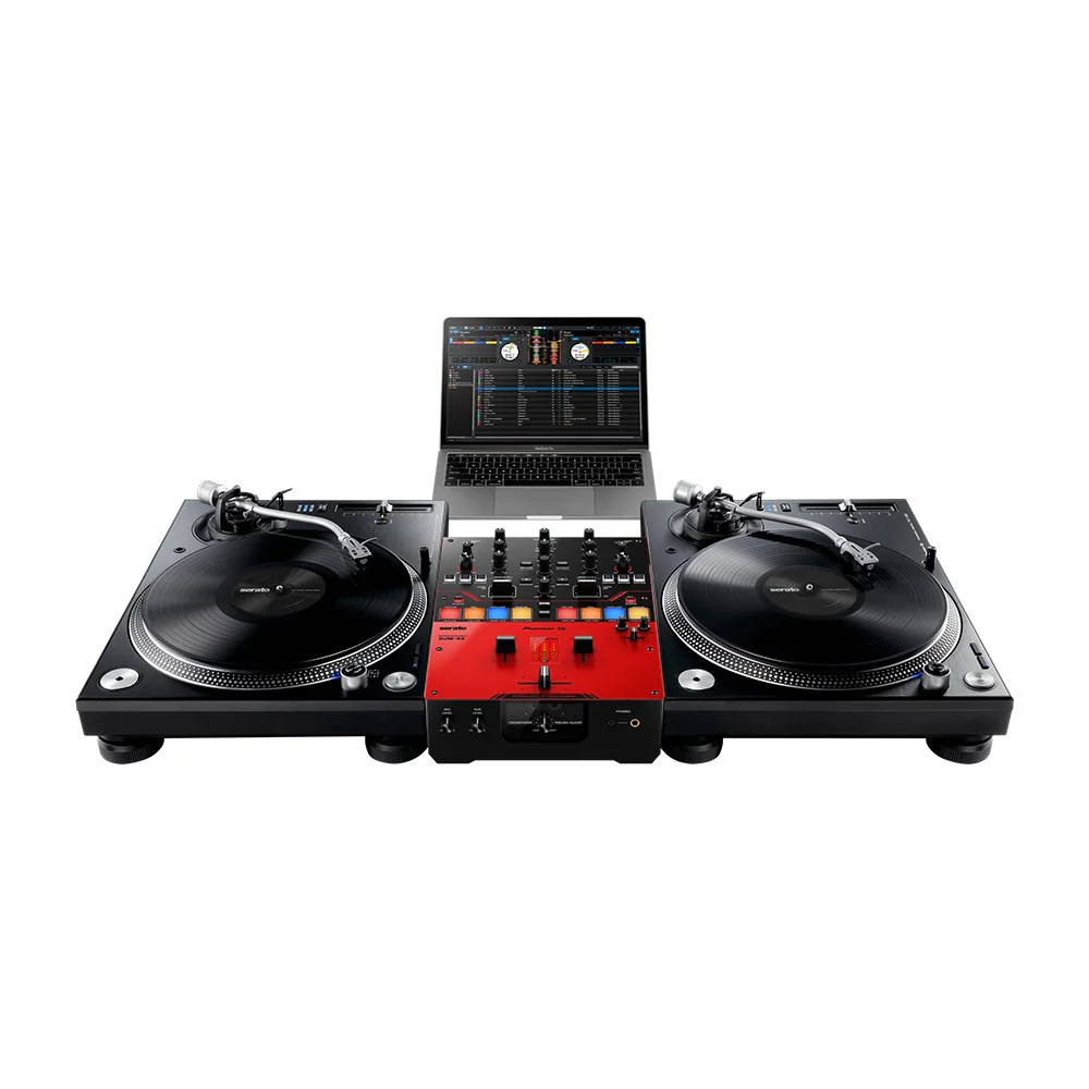 Pioneer DJ DJM-S5 Scratch-style 2-channel DJ mixer (gloss red) - Image 2