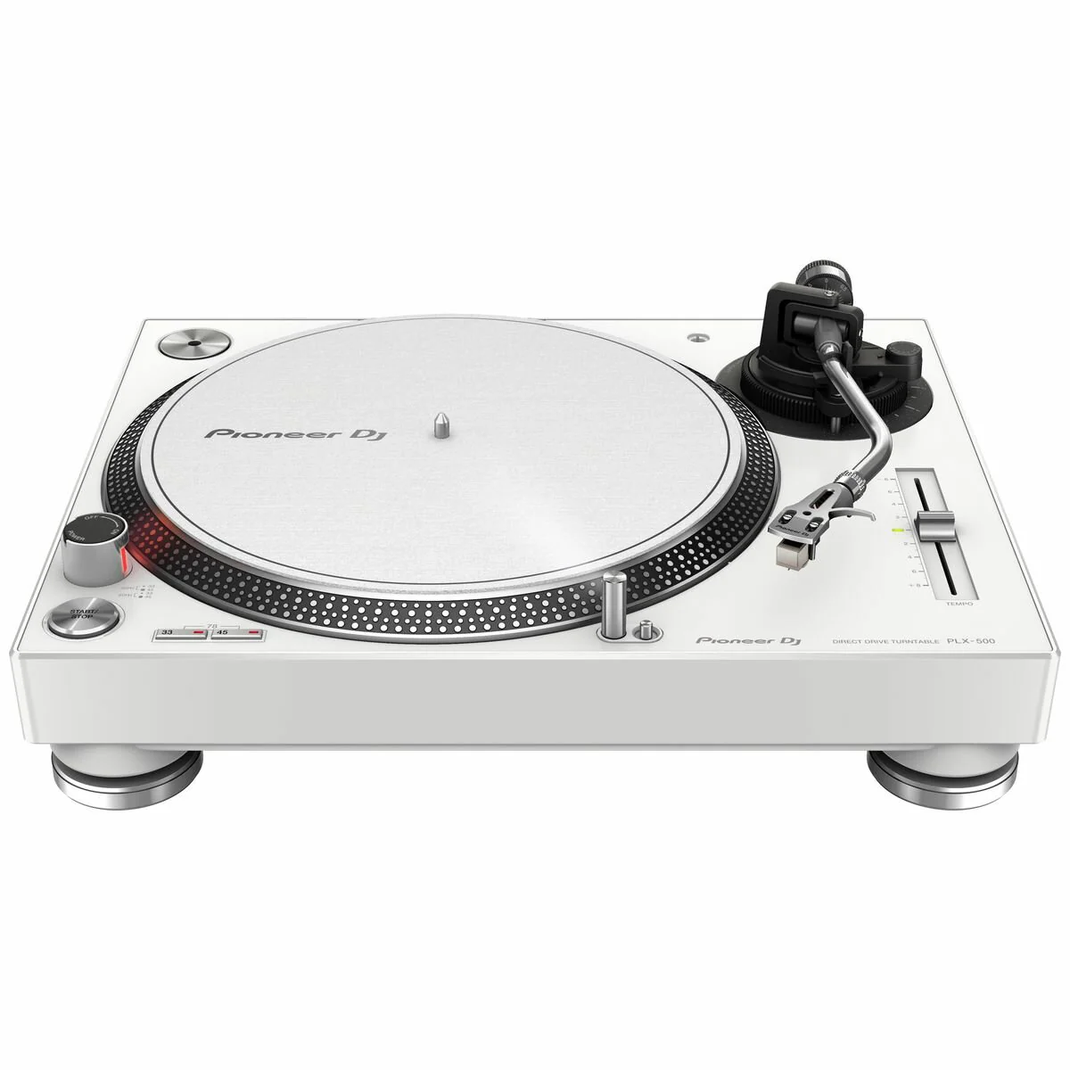 Pioneer PLX-500 Direct Drive Scratch DJ Turntable – WHITE - Includes cartridge - Image 3