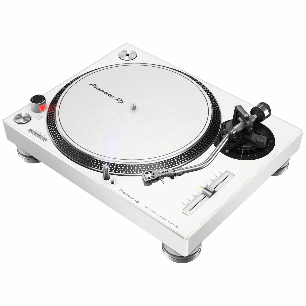 Pioneer PLX-500 Direct Drive Scratch DJ Turntable – WHITE - Includes cartridge - Image 4