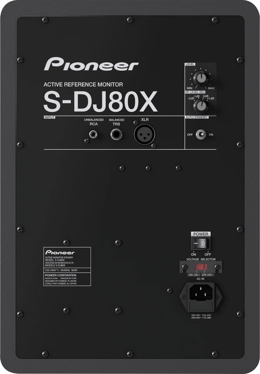 Pioneer S-DJ80X 8” active monitor speakers (PAIR) - Image 4