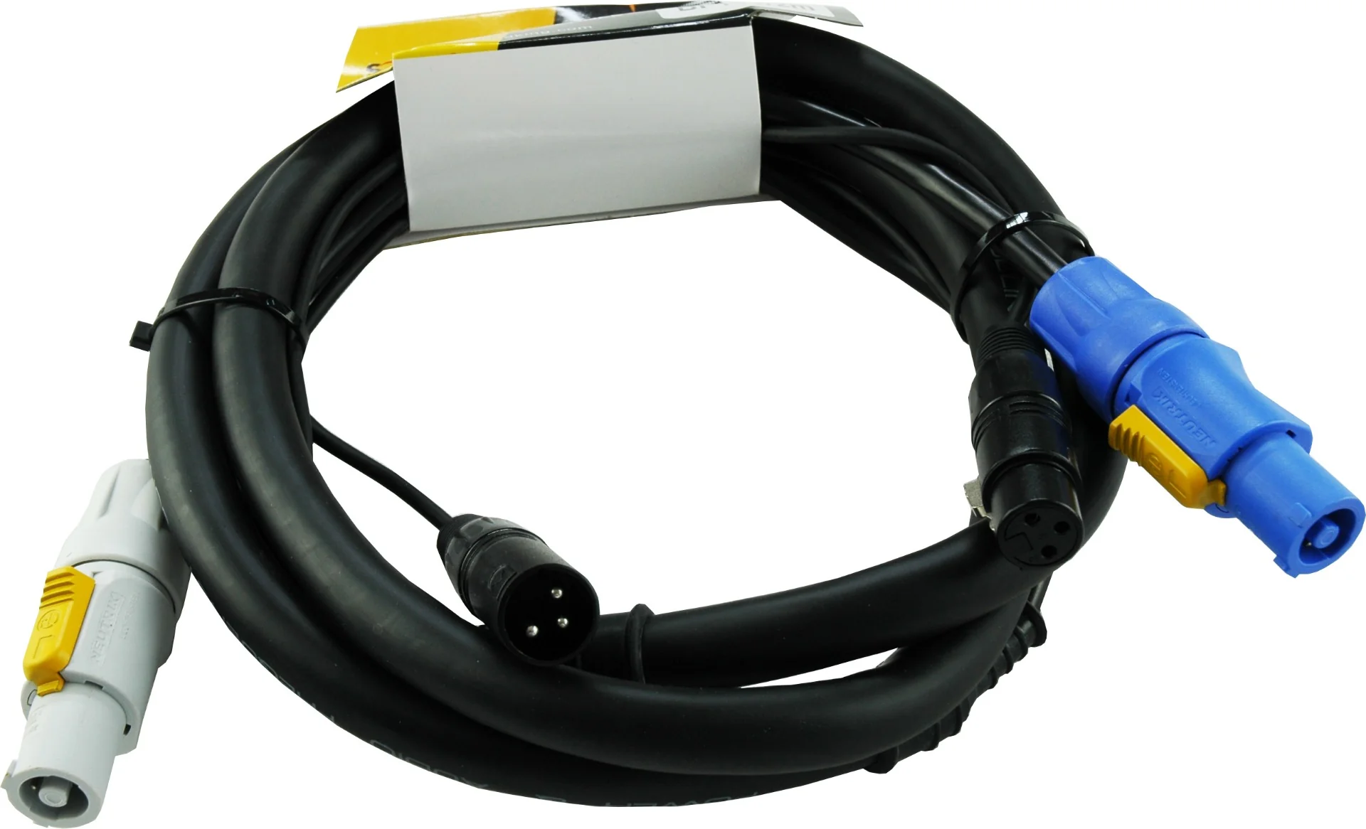 Powercon Neutrik Signal Audio 3pin XLR combo cable 2m