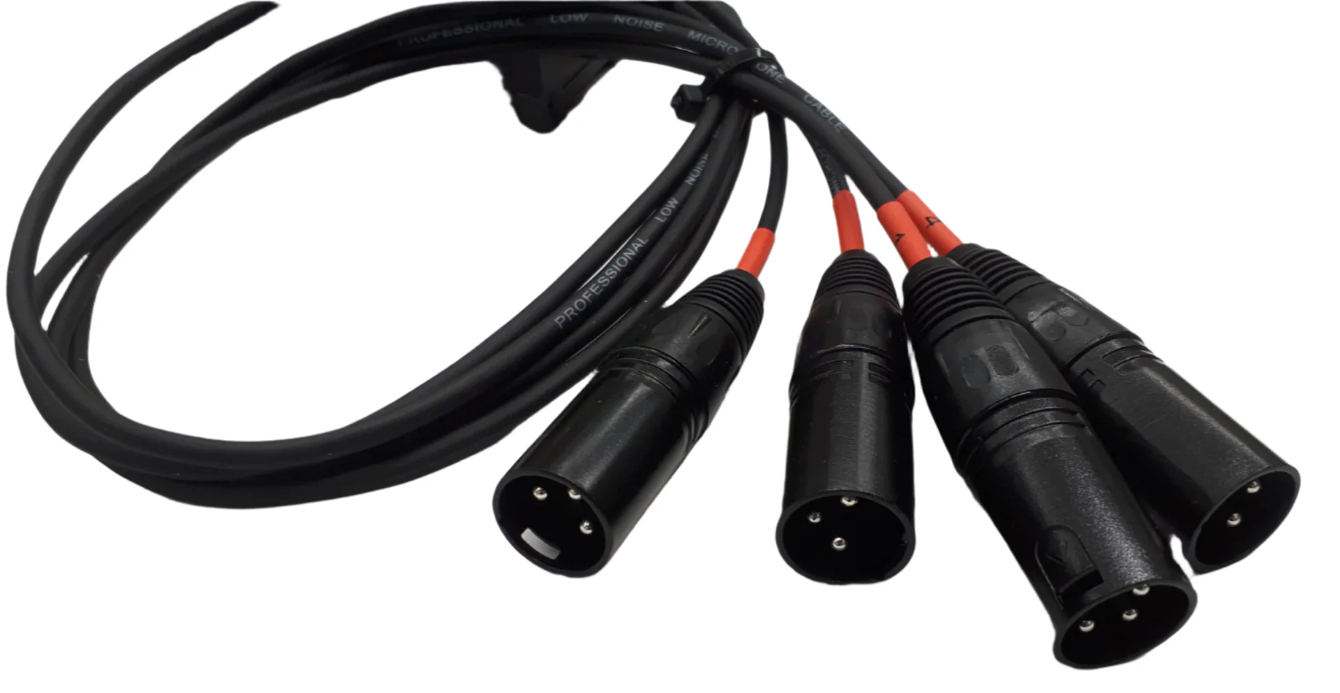 RJ45 cable splitter breakout to 4x 3pin XLR - Female and Male XLR bundle CXA031 / CXA032 - Image 3