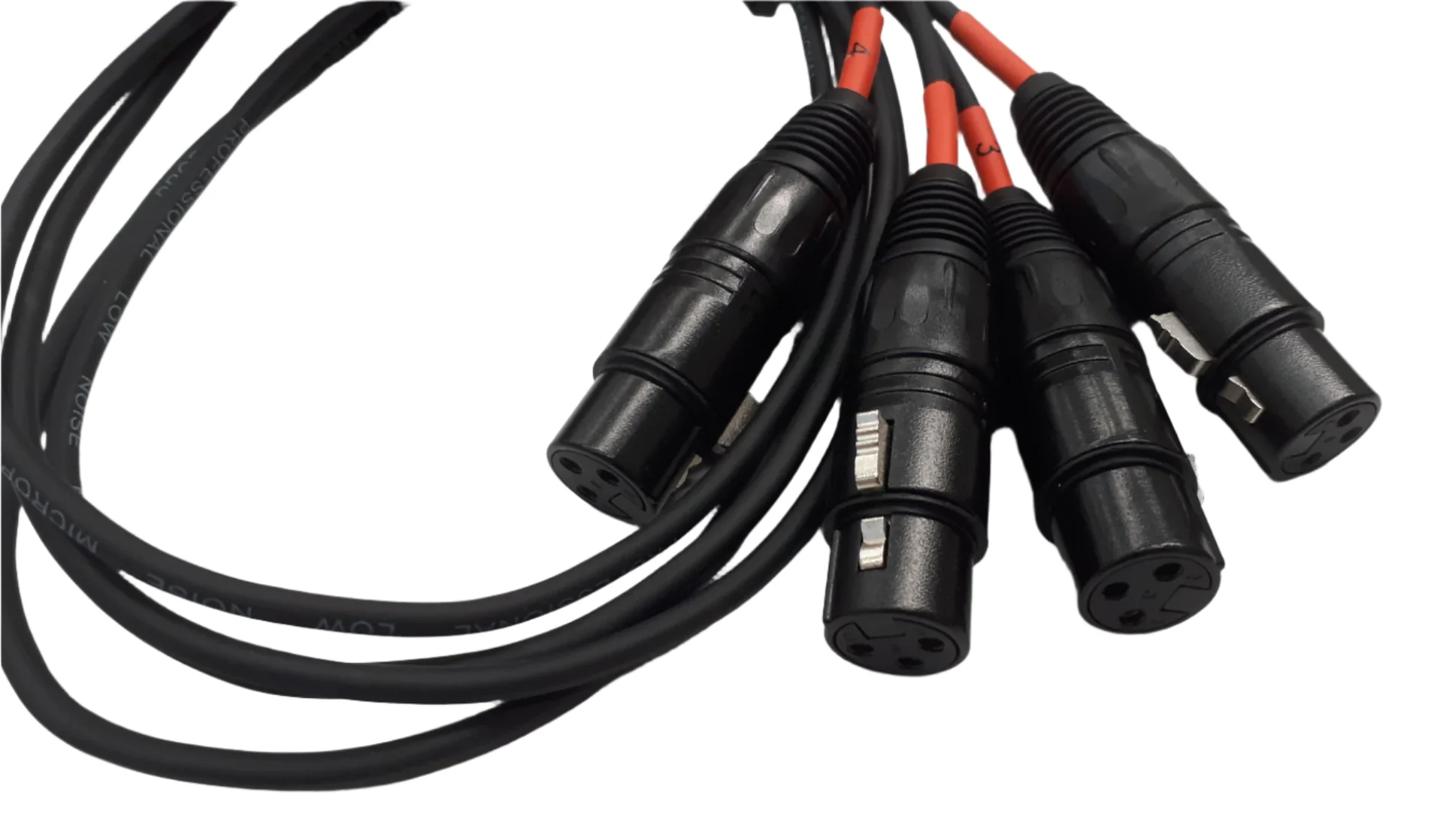 RJ45 cable splitter breakout to 4x 3pin XLR - Female and Male XLR bundle CXA031 / CXA032 - Image 6