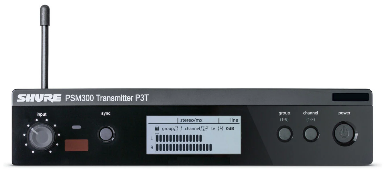 SHURE PSM300 P3TRA215CL WIRELESS IN-EAR PERSONAL MONITOR SYSTEM C/W SE215 EARPHONES - Image 3