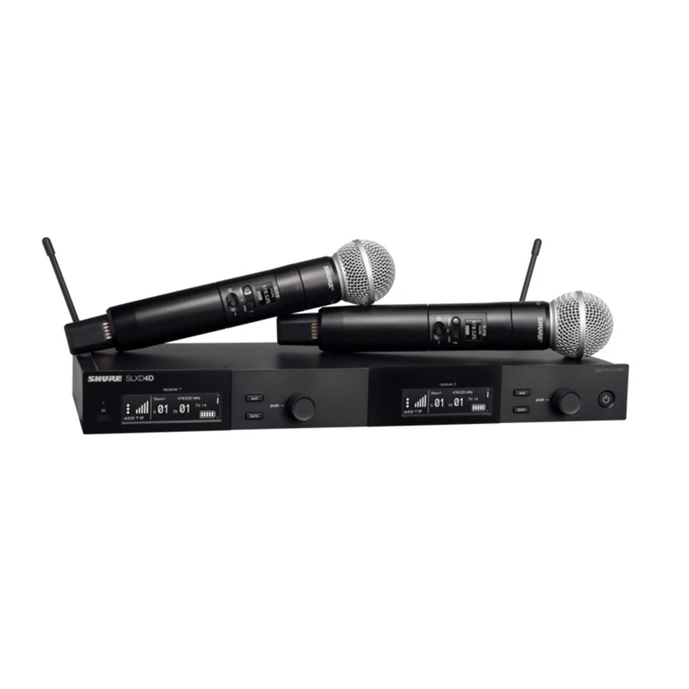 Shure SLX-D Dual Wireless System with 2 SLXD2/58 Handheld Transmitters