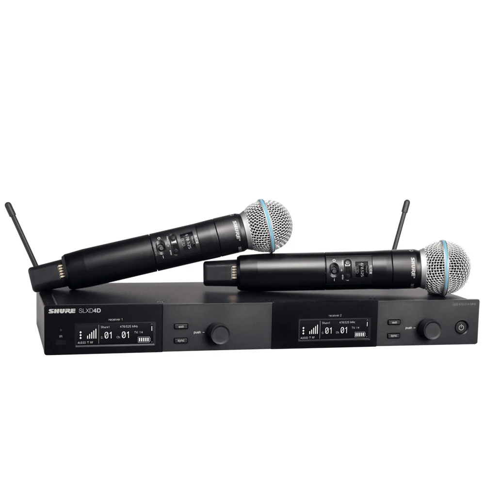 Shure SLX-D Wireless Digital Mic System SLXD24D/B58