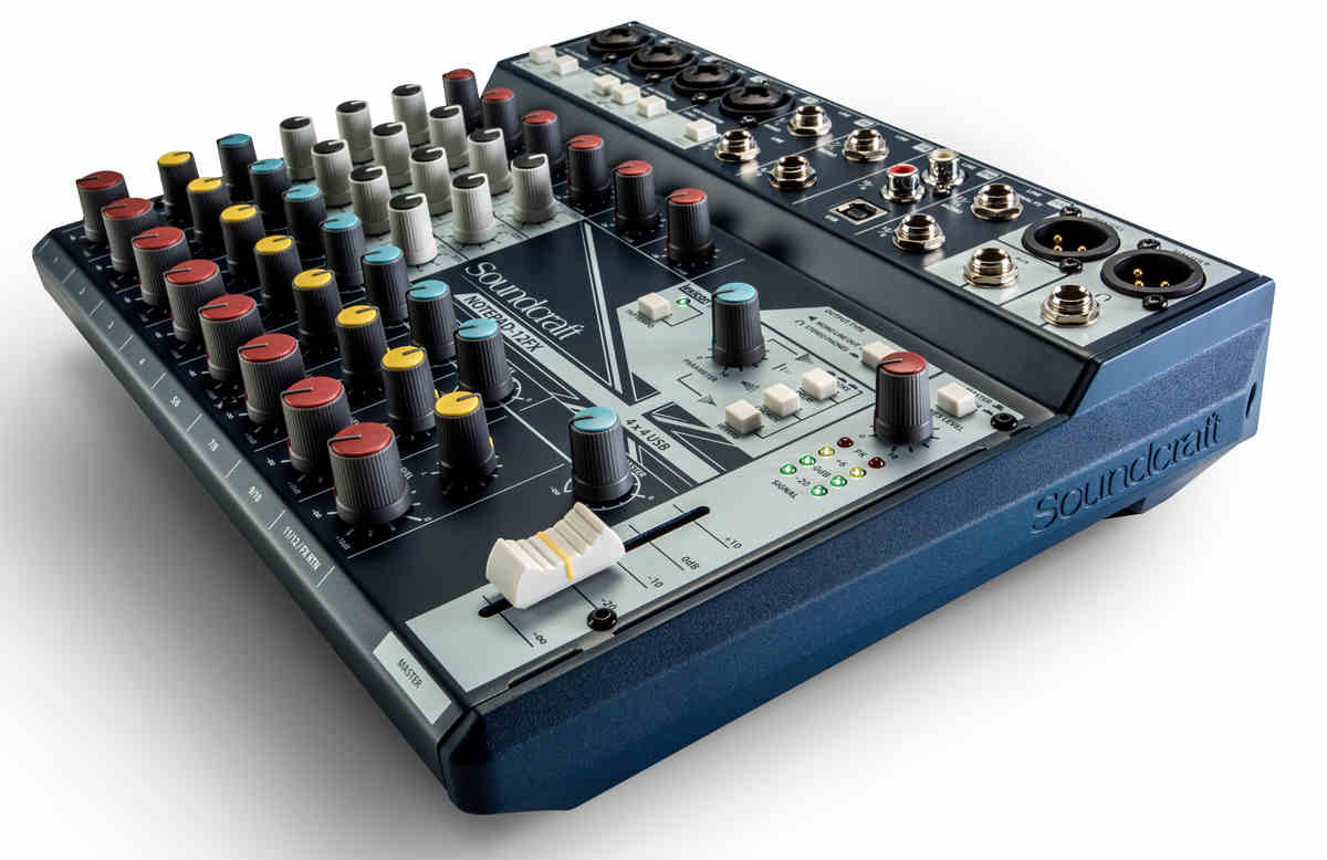 SOUNDCRAFT NOTEPAD-12FX SMALL-FORMAT ANALOG MIXING CONSOLE WITH USB I/O AND LEXICON EFFECTS - Image 3