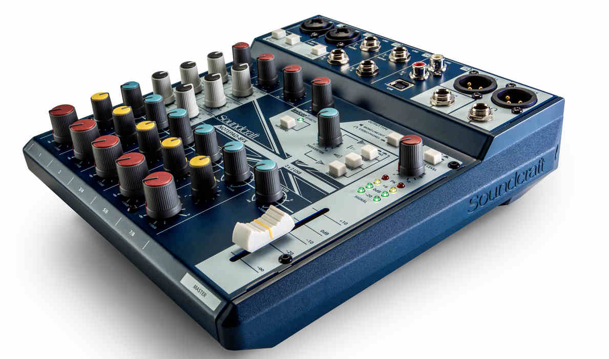SOUNDCRAFT NOTEPAD-8FX SMALL-FORMAT ANALOG MIXING CONSOLE WITH USB I/O AND LEXICON EFFECTS - Image 4