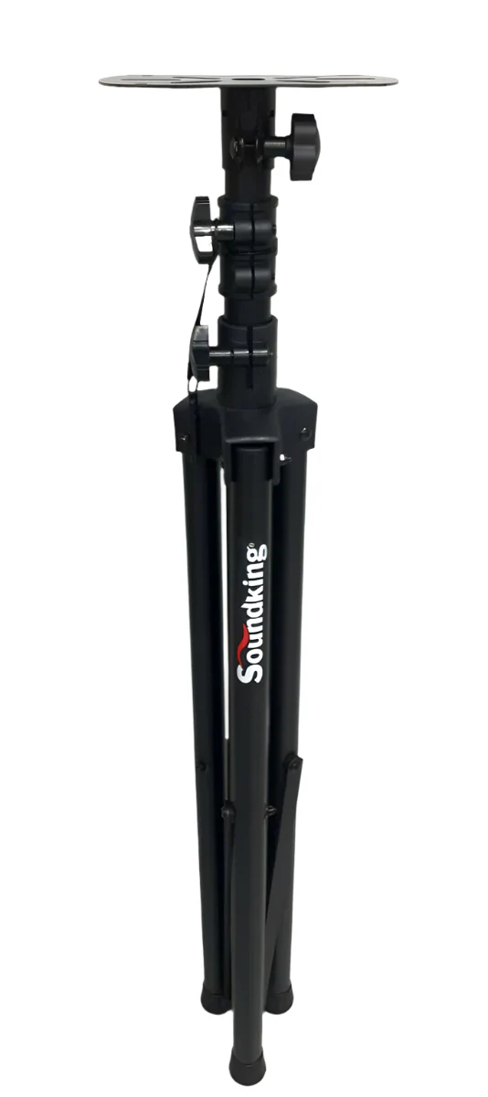 Soundking aluminium tripod stand with external metal speaker top hat DB012B with DC008 - Image 8