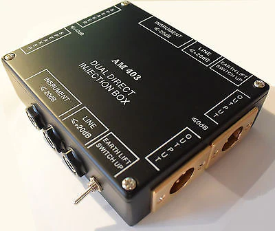 SOUNDKING AM403 2 CHANNEL / DUAL PASSIVE STEREO DI DIRECT BOX - Image 4