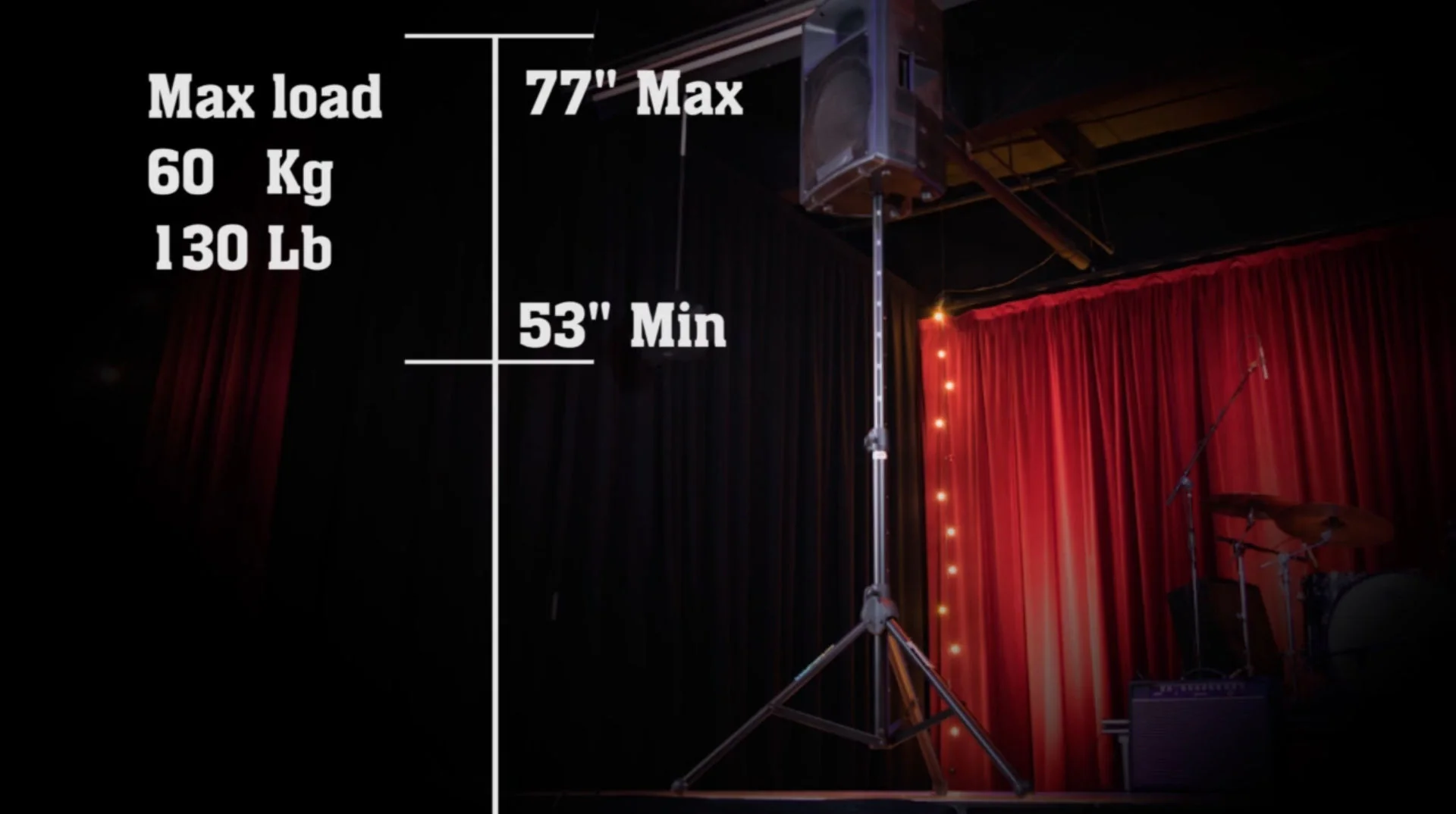 SOUNDKING SB309 SPEAKER STAND WITH LIFT ASSITANCE / GAS LIFT - Image 10