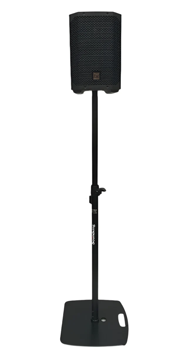 SoundKing SB318 - Pneumatic / lift assistance / gas lift, Speaker Stand with Square Base