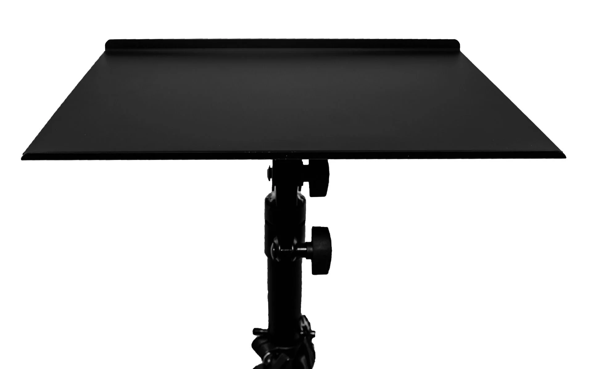 Studio monitor stand with large top tray and steel base plate - Image 3