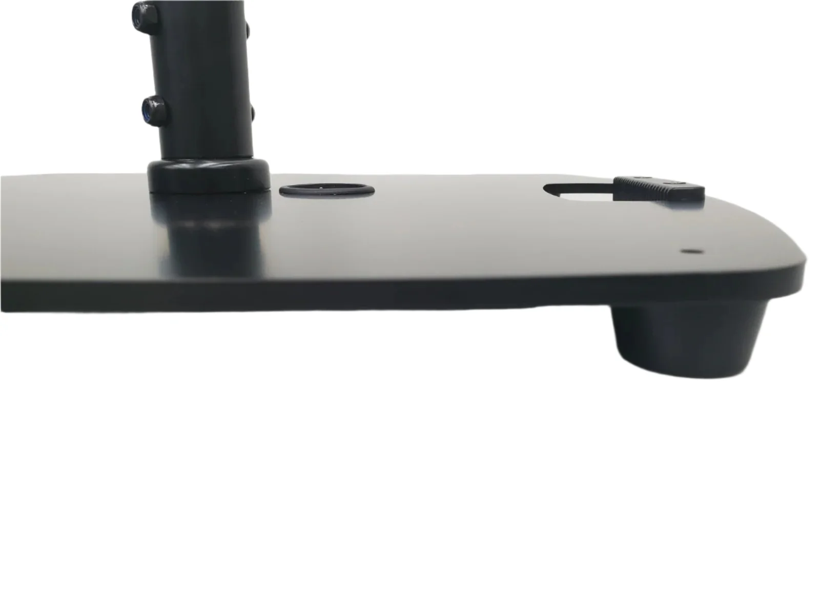 Studio monitor stand with large top tray and steel base plate - Image 6