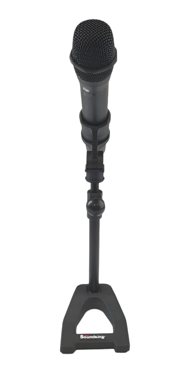 Table top microphone stand with large microphone clamp - Image 3