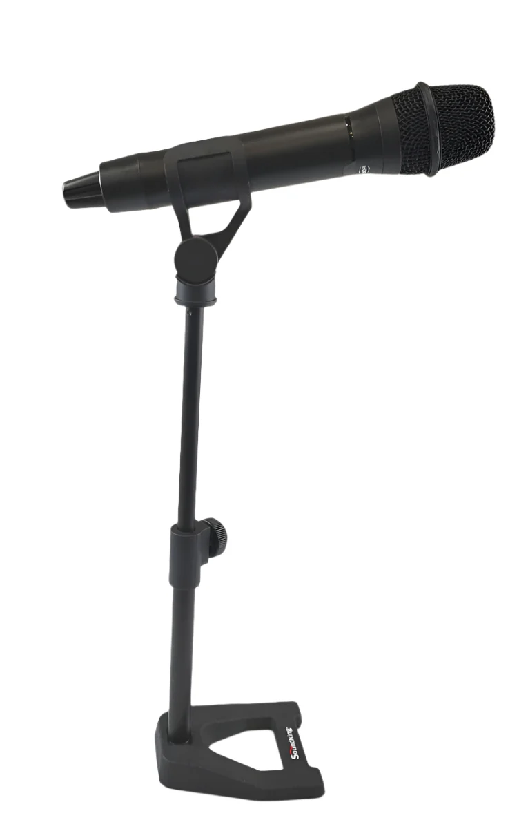 Table top microphone stand with large microphone clamp - Image 4