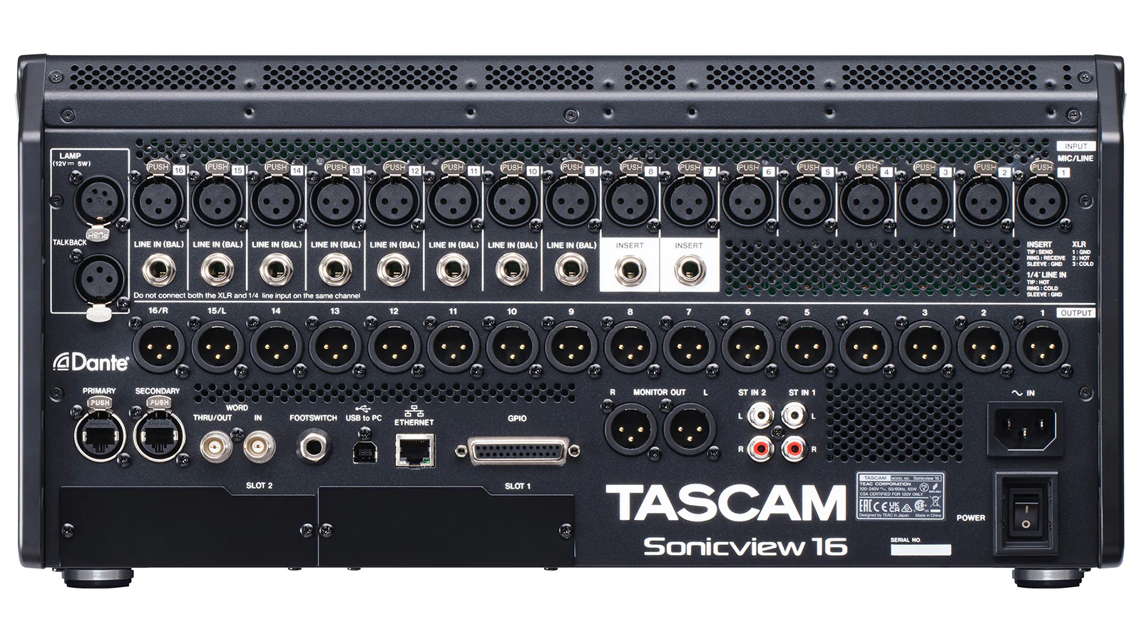 TASCAM Sonicview 16 Digital Mixer - Image 6