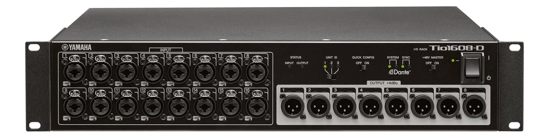 Yamaha Tio1608-D2 Dante Rack 16x8