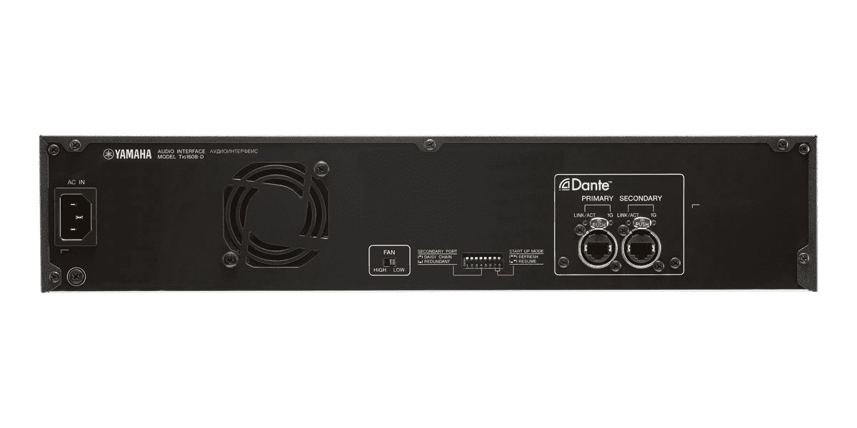Yamaha Tio1608-D2 Dante Rack 16x8 - Image 2