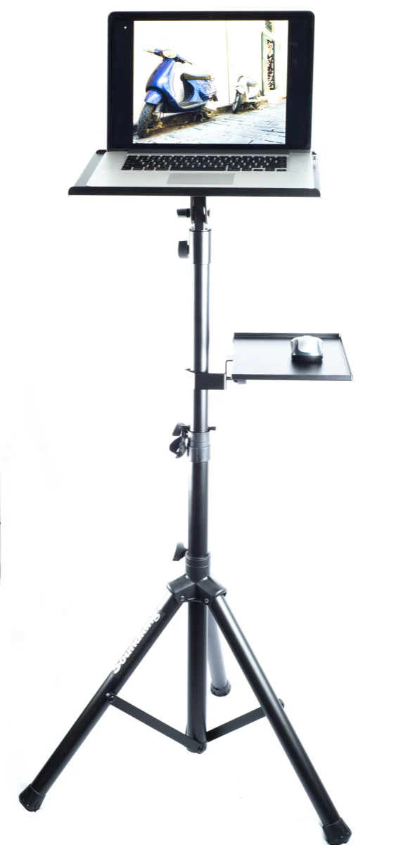 TOP TRAY WITH ADJUSTABLE TILT SOCKET TO SUIT 35MM POLE SPEAKER STAND - Image 7