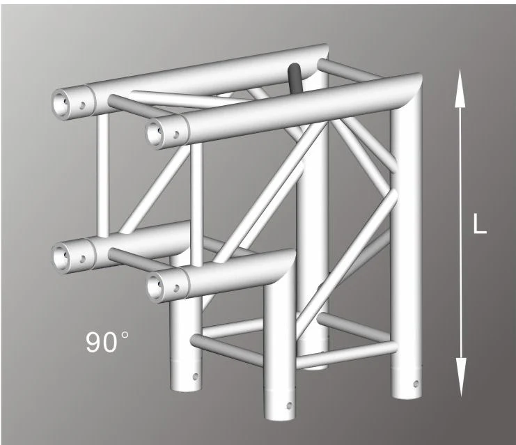 Truss stand 3m high x 5m wide - two way 290mm box truss - Image 4