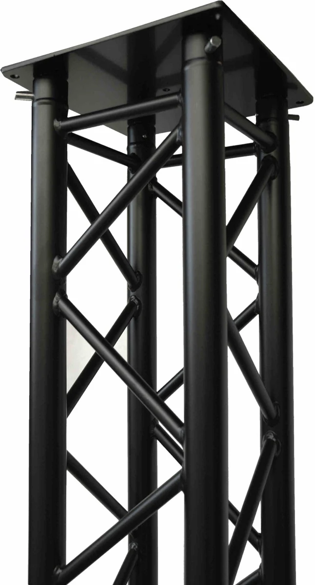 Upright stand moving head package, 290mm 2m BOX truss BLACK - Image 3
