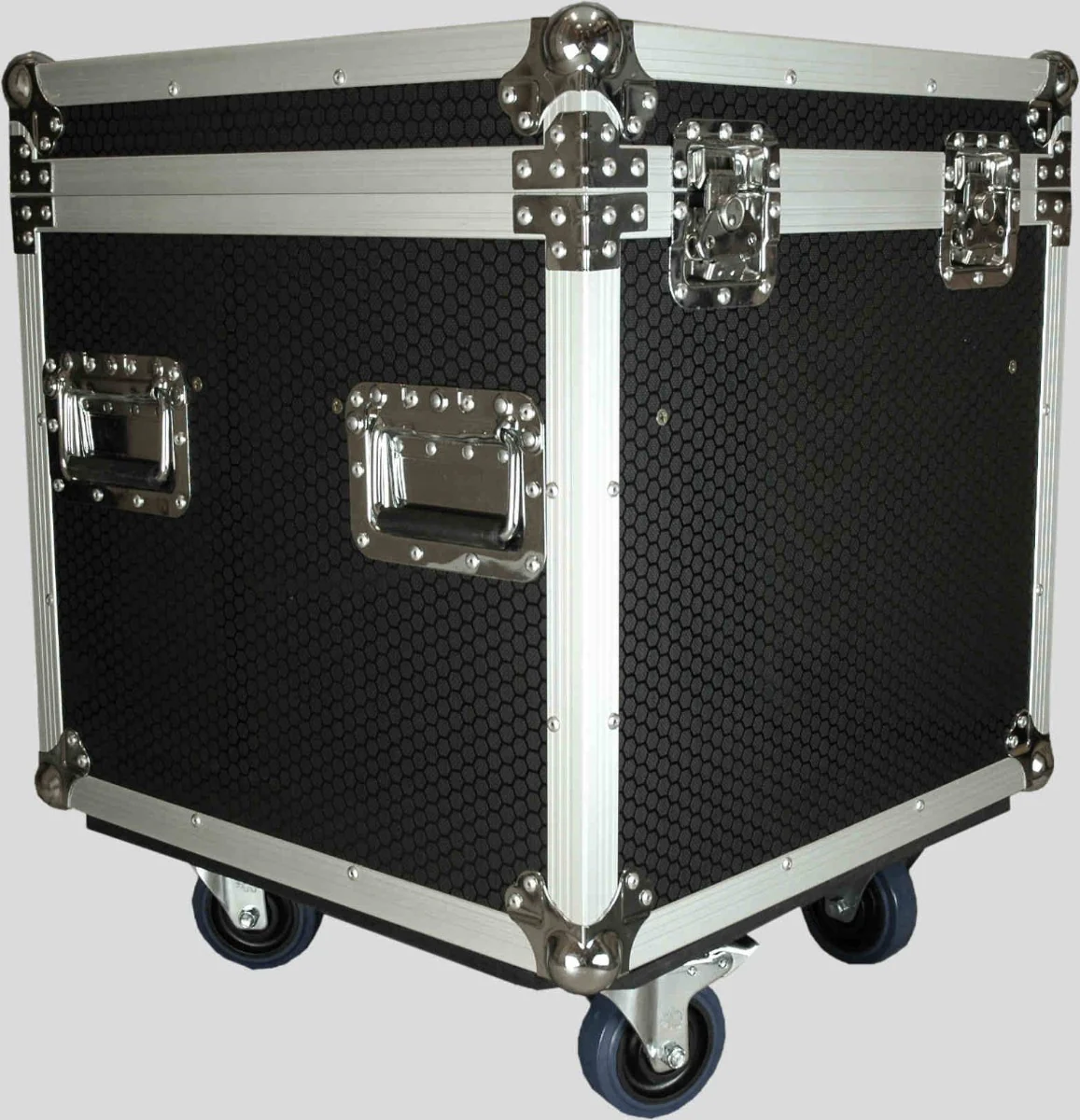 Utility case - 57x57x67cm cable packer with tray and wheels