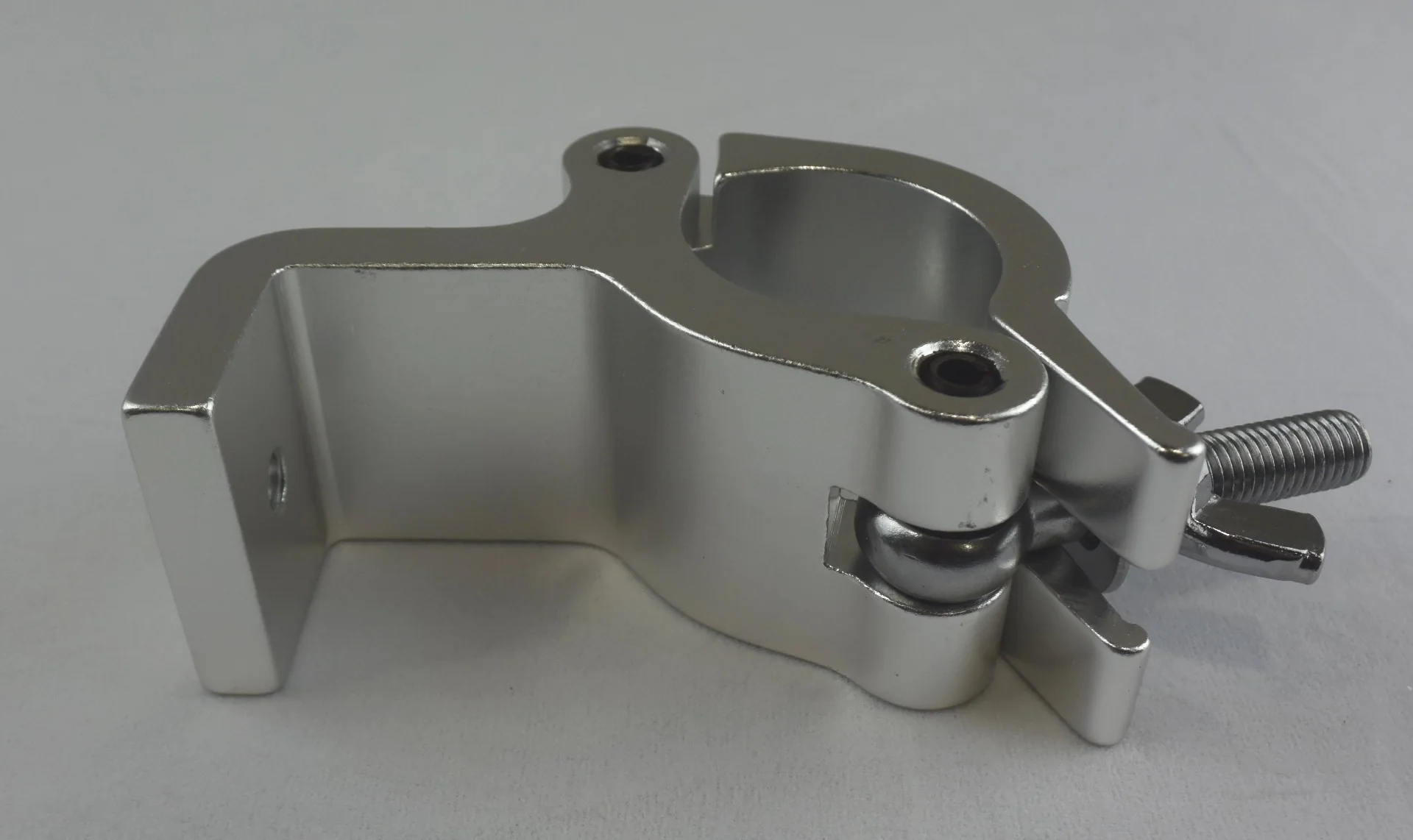 Aluminium wall / ceiling mount  bracket fits 48-51mm pipe 36deg SWL300kg - Image 4