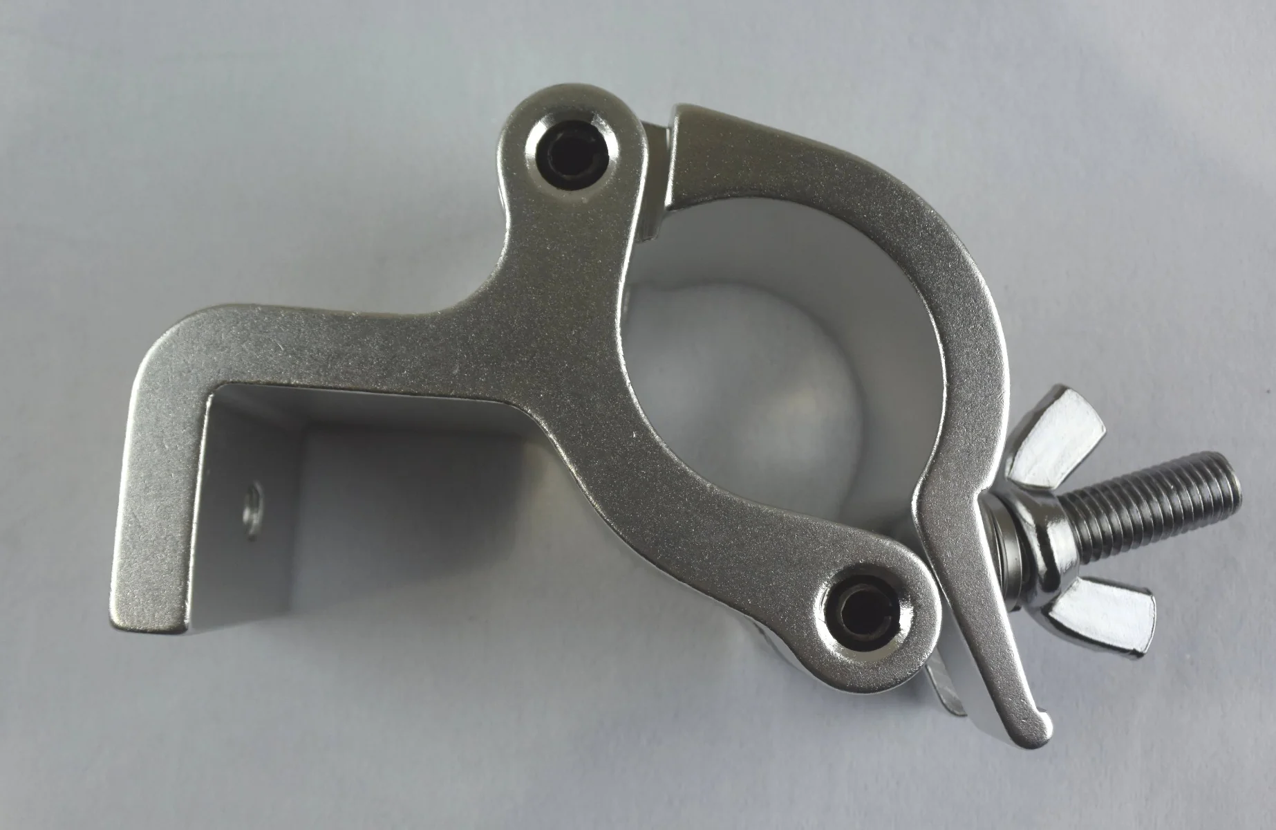 Aluminium wall / ceiling mount  bracket fits 48-51mm pipe 36deg SWL300kg - Image 5
