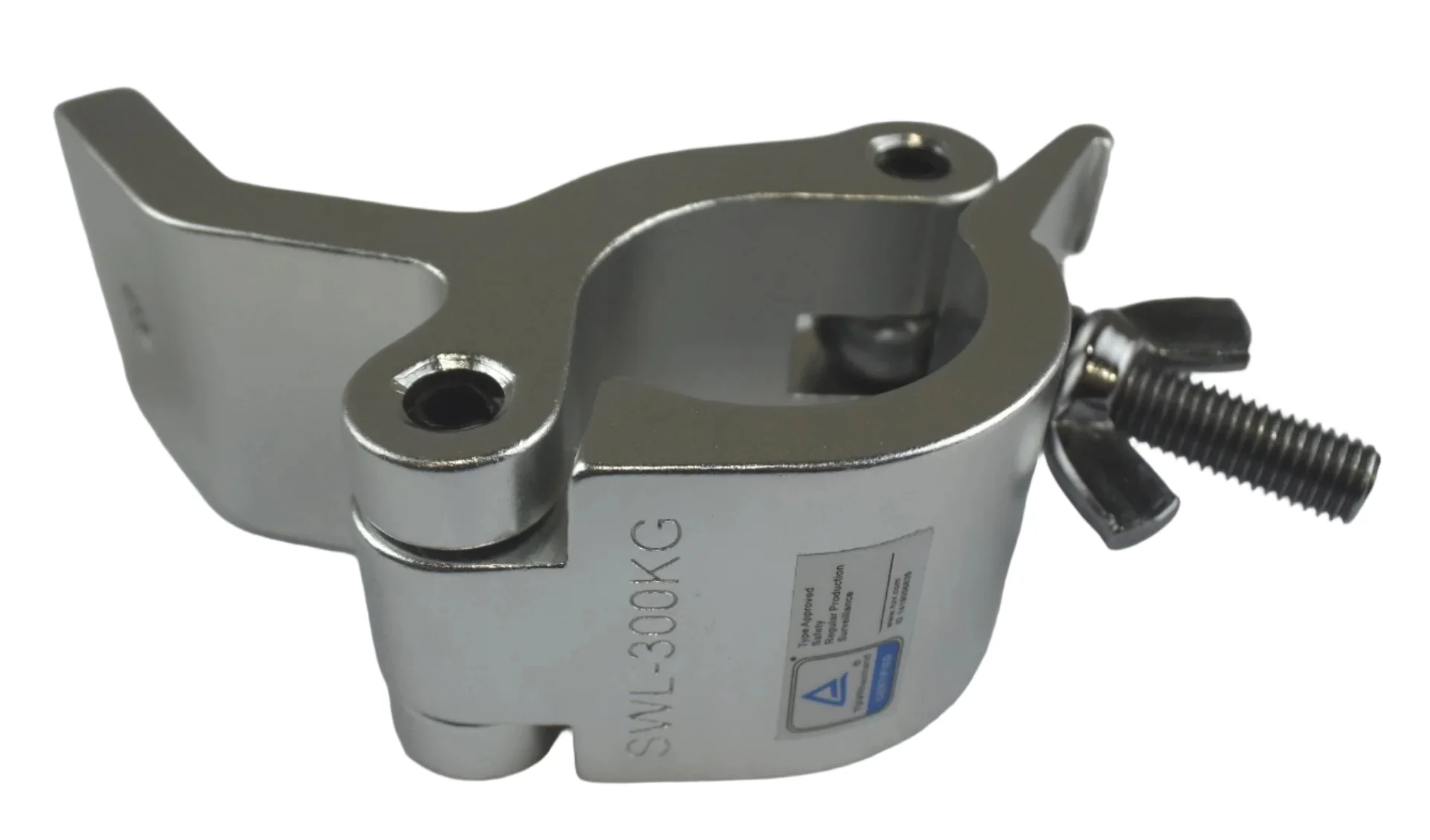 Aluminium wall / ceiling mount  bracket fits 48-51mm pipe 83deg SWL300g - Image 3