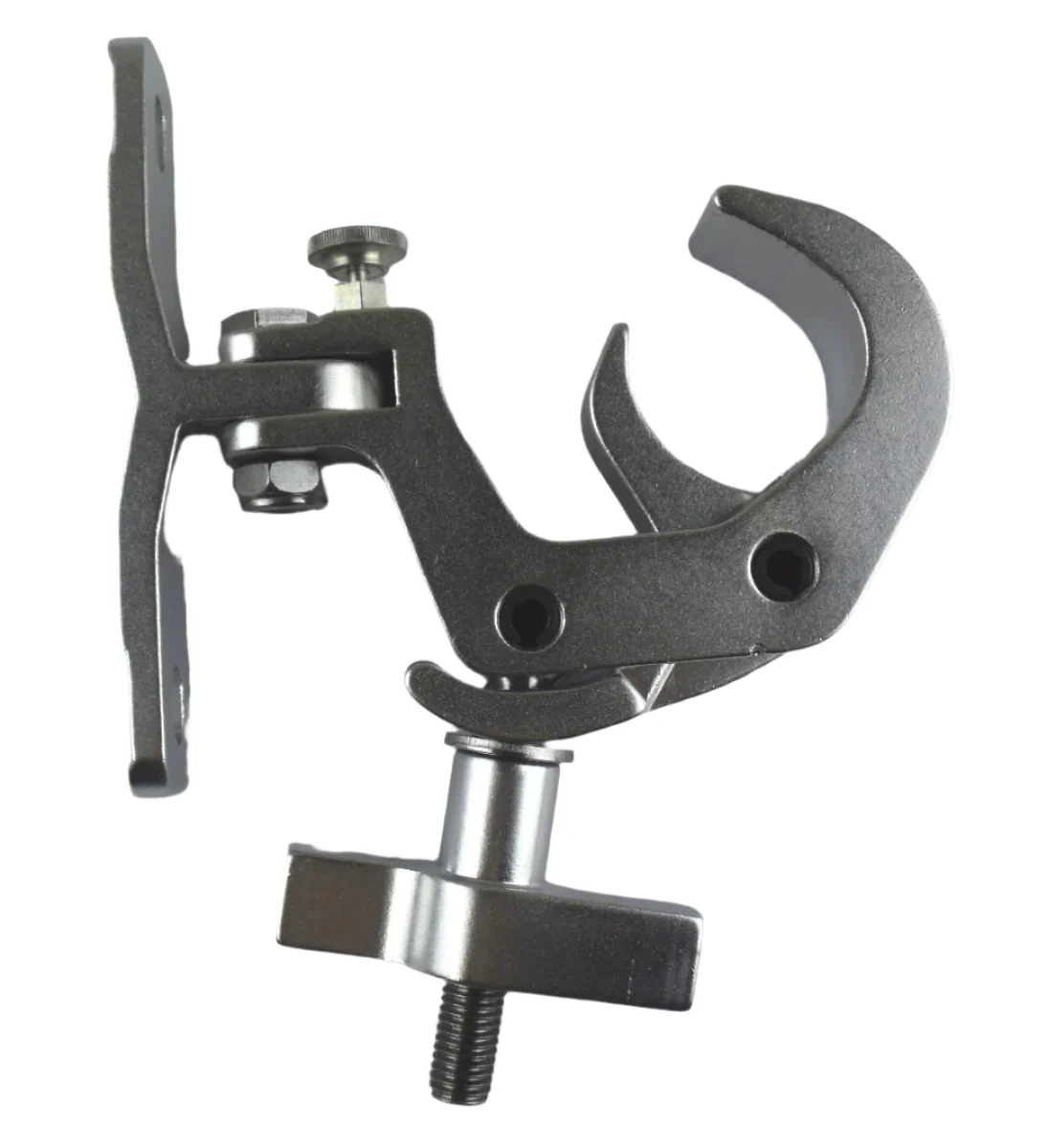 Aluminium wall / ceiling mount pivot bracket fits 48-51mm pipe SWL150kg - Image 4