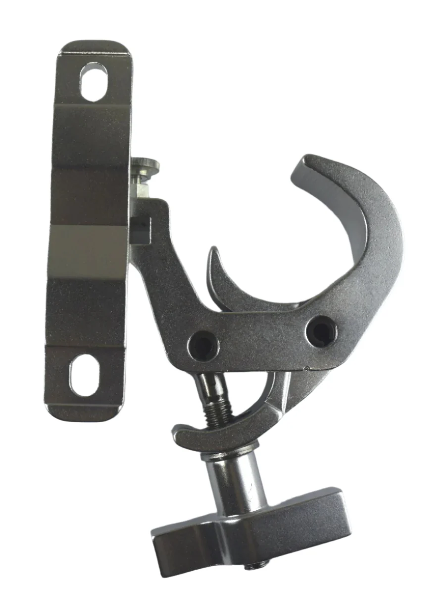Aluminium wall / ceiling mount pivot bracket fits 48-51mm pipe SWL150kg - Image 6