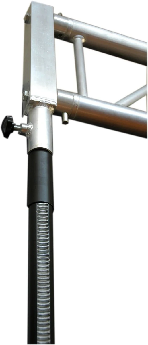 WINCH UP FLAT TRUSS LIGHTING STAND BRIDGE 2.6M HIGH 4M WIDE DRAPE SUPPORT SYSTEM - Image 4