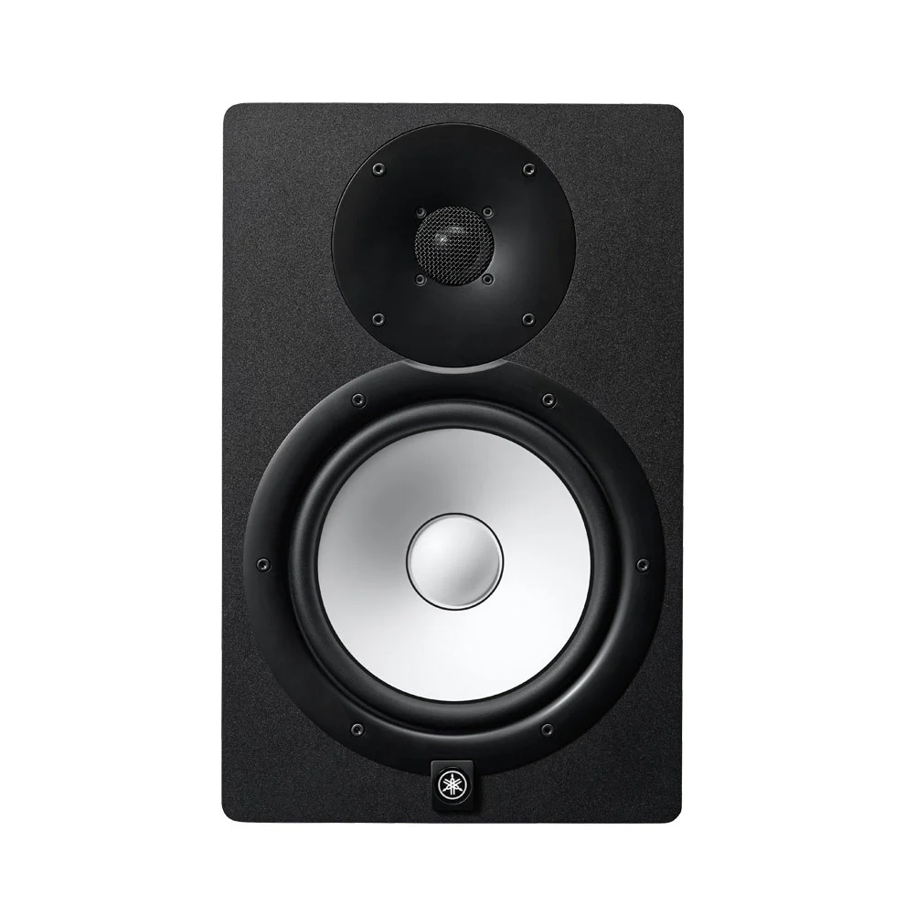 YAMAHA HS8 8" ACTIVE STUDIO MONITORS BLACK (PAIR) - With MONITOR STANDS - Image 2